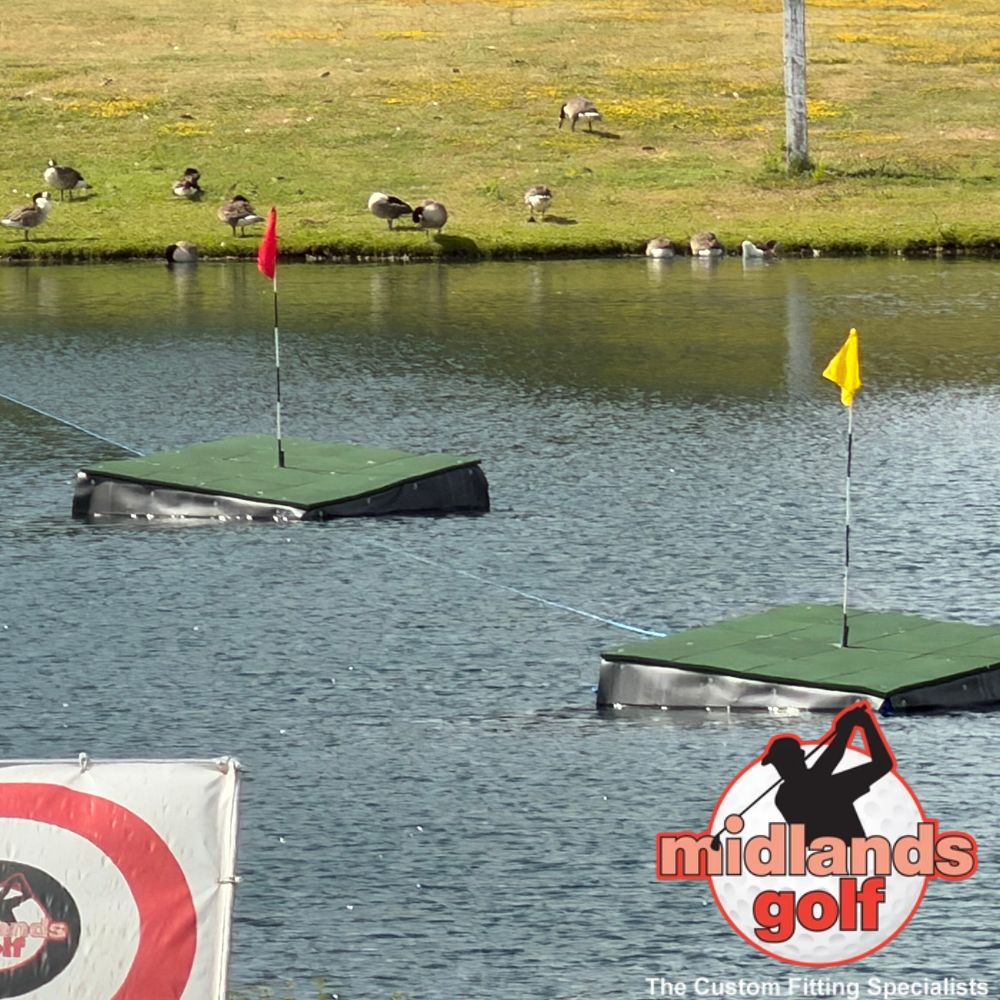 Modular pontoon - golf targets at Stonebridge Driving Range